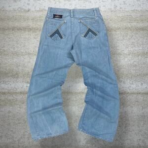 True Vintage Cutler Jeans Flared Bootcut Bell Bottoms Light Wash Made in USA 70s